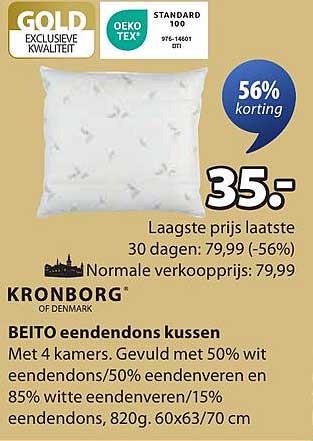 BEITO eenden dons kussen