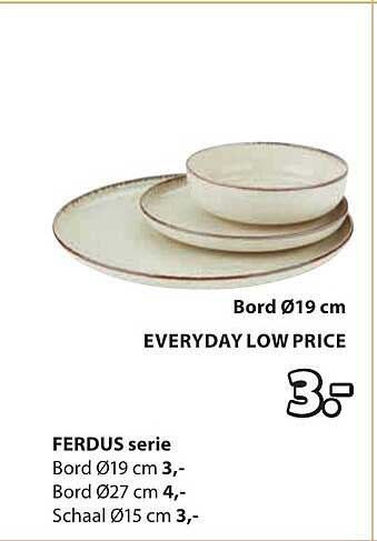 Bord Ø19 cm