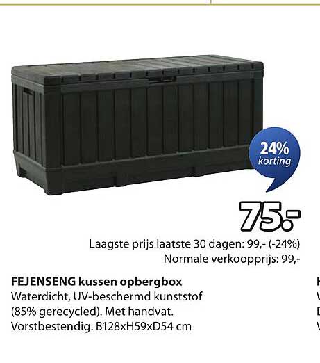 FEJENSENG kussen opbergbox