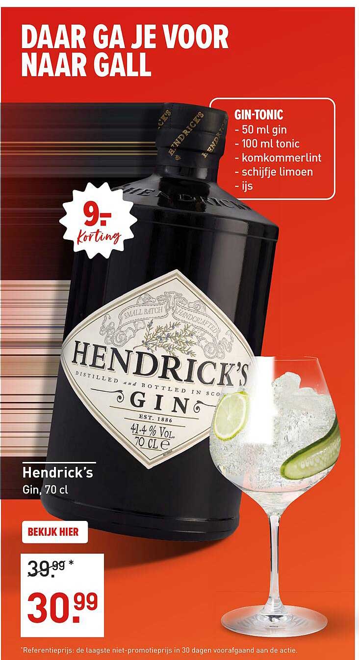 Hendrick's Gin, 70 cl