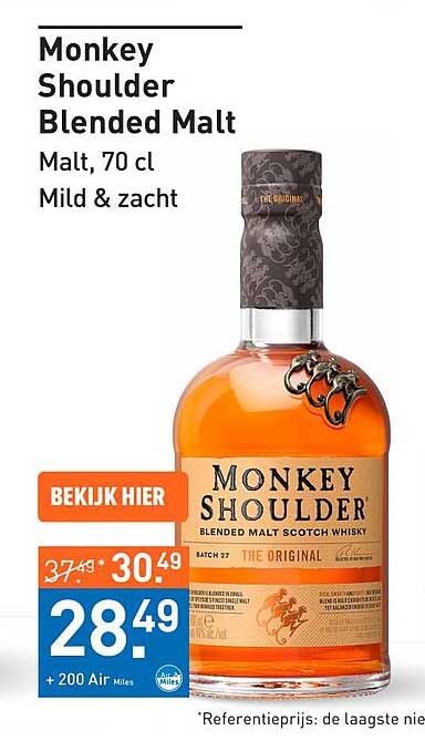Monkey Shoulder Blended Malt