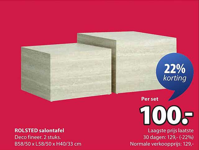 ROLSTED salontafel