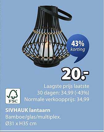 SIVHAUK lantaarn