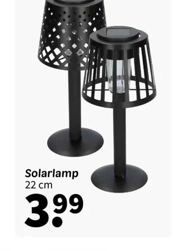 Solarlamp 22 cm
