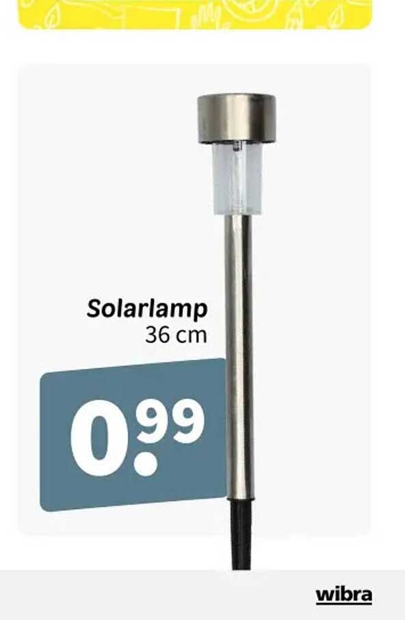 Solarlamp 36 cm