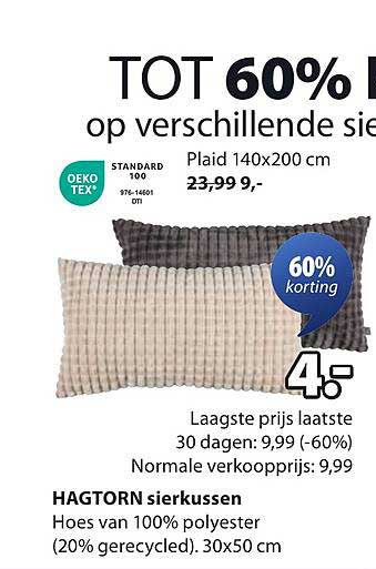 TOT 60% KORTING op verschillende sierkussens