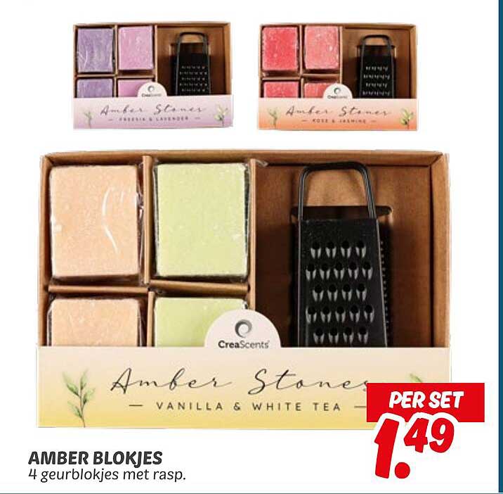AMBER BLOKJES