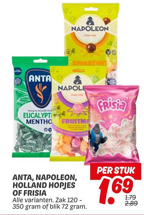 ANTA, NAPOLEON, HOLLAND HOPJES OF FRISIA