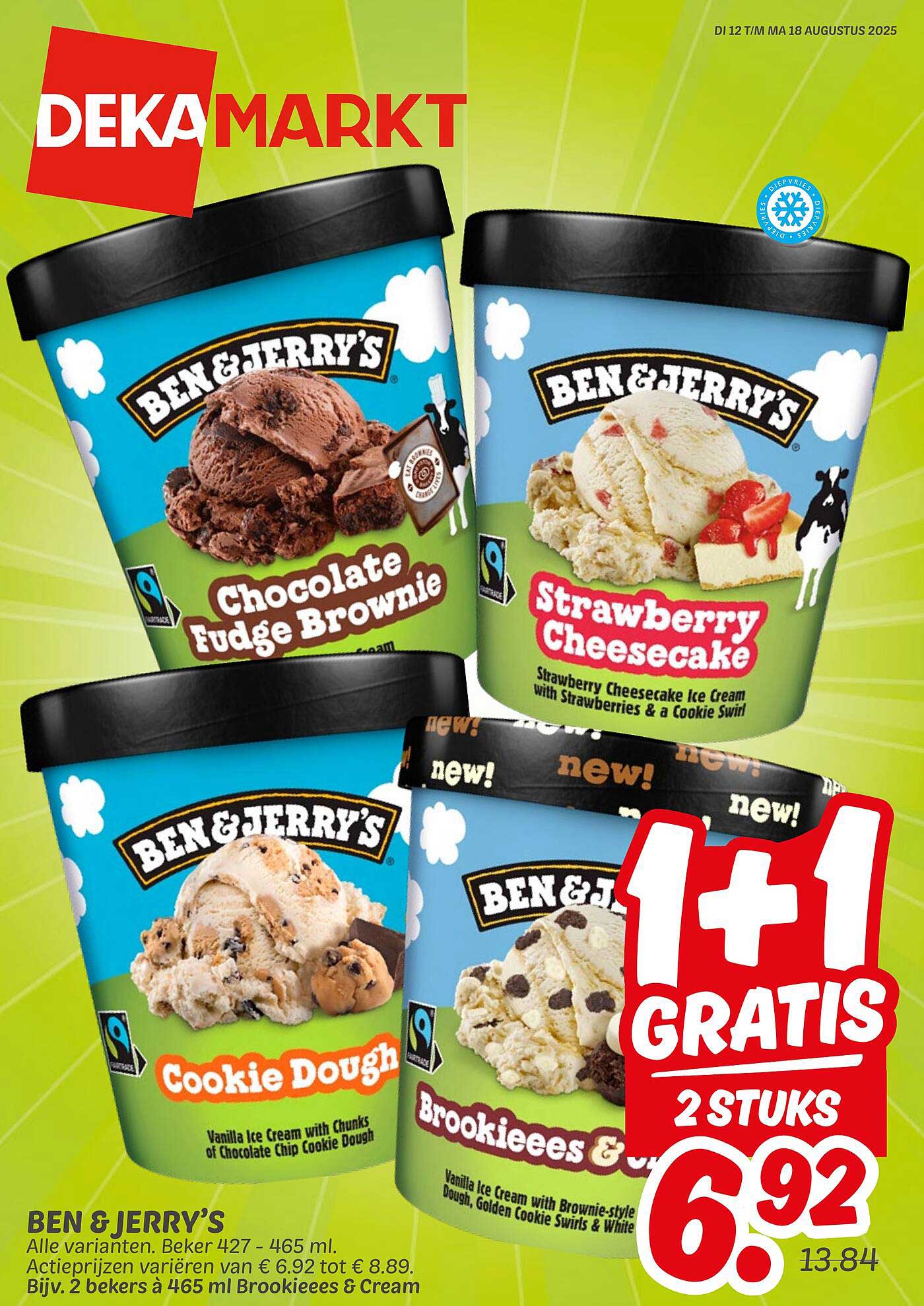 BEN & JERRY’S 1+1 GRATIS