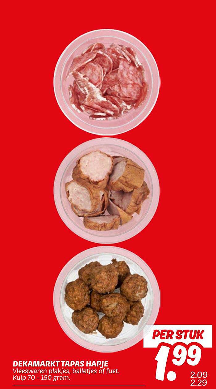 DEKAMARKT TAPAS HAPJE
