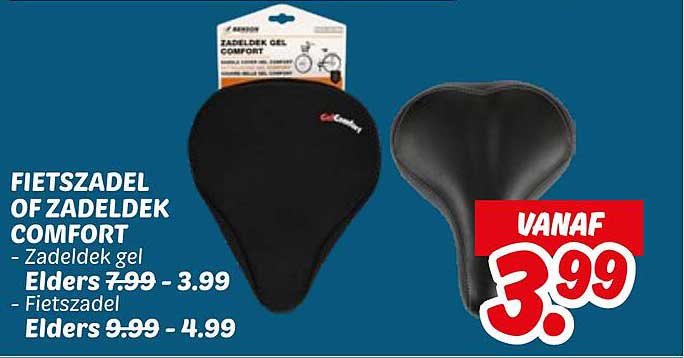 FIETSZADEL OF ZADELDEK COMFORT