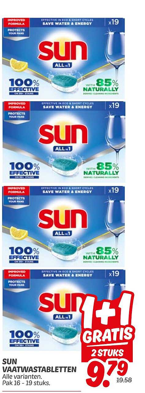 SUN VAATWASTABLETTEN