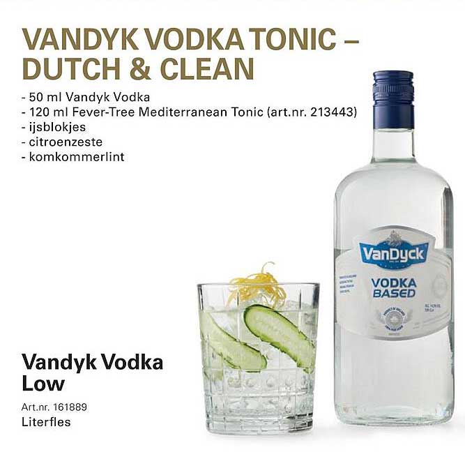 VANDYK VODKA TONIC – DUTCH & CLEAN