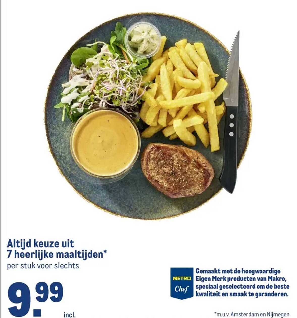 Altijd keuze uit 7 heerlijke maaltijden* per stuk voor slechts