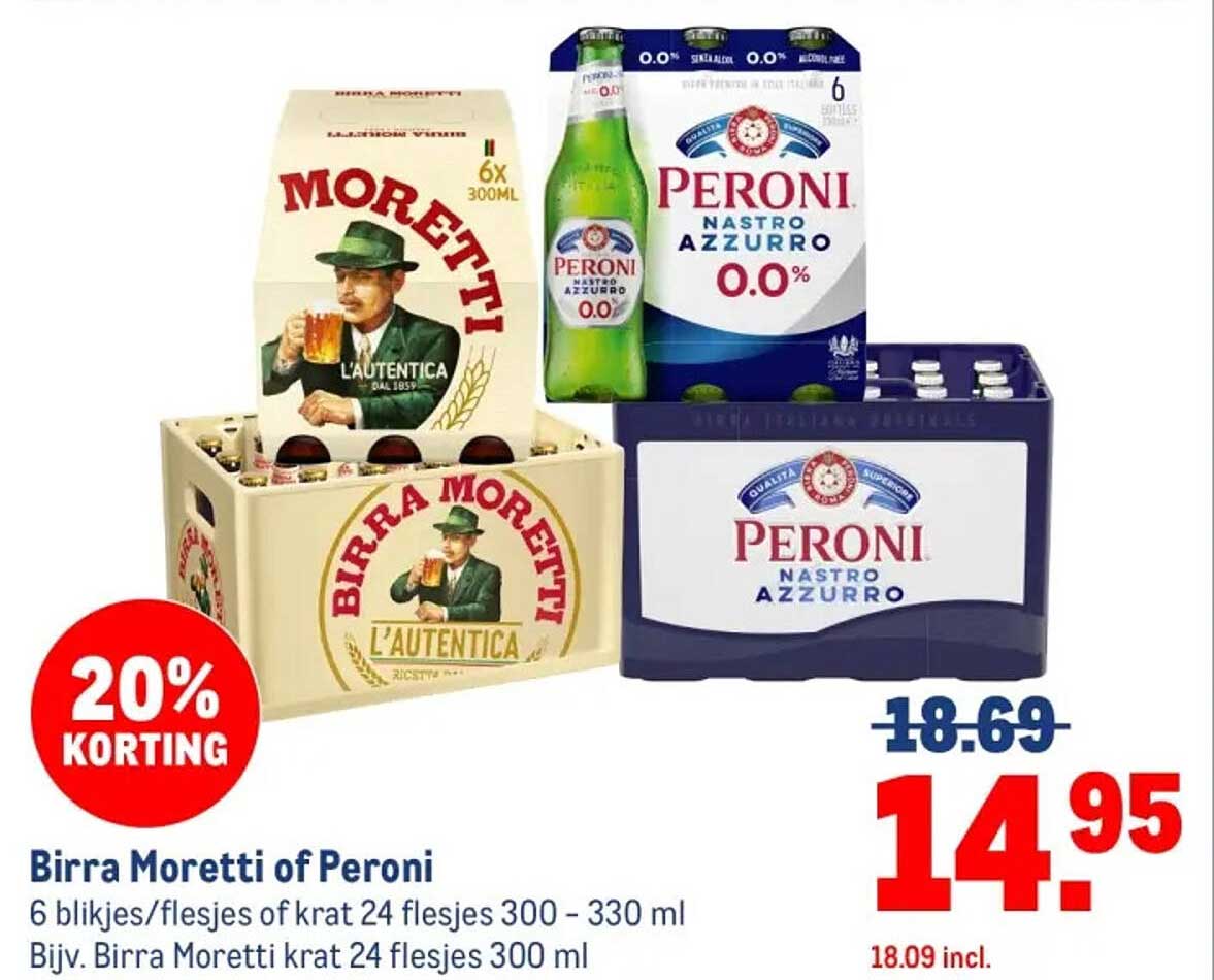 Birra Moretti of Peroni