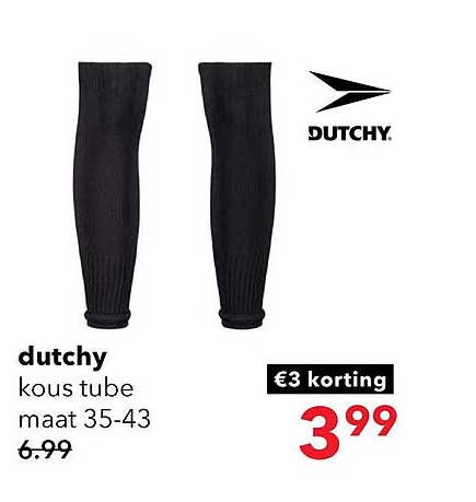 dutchy kous tube maat 35-43