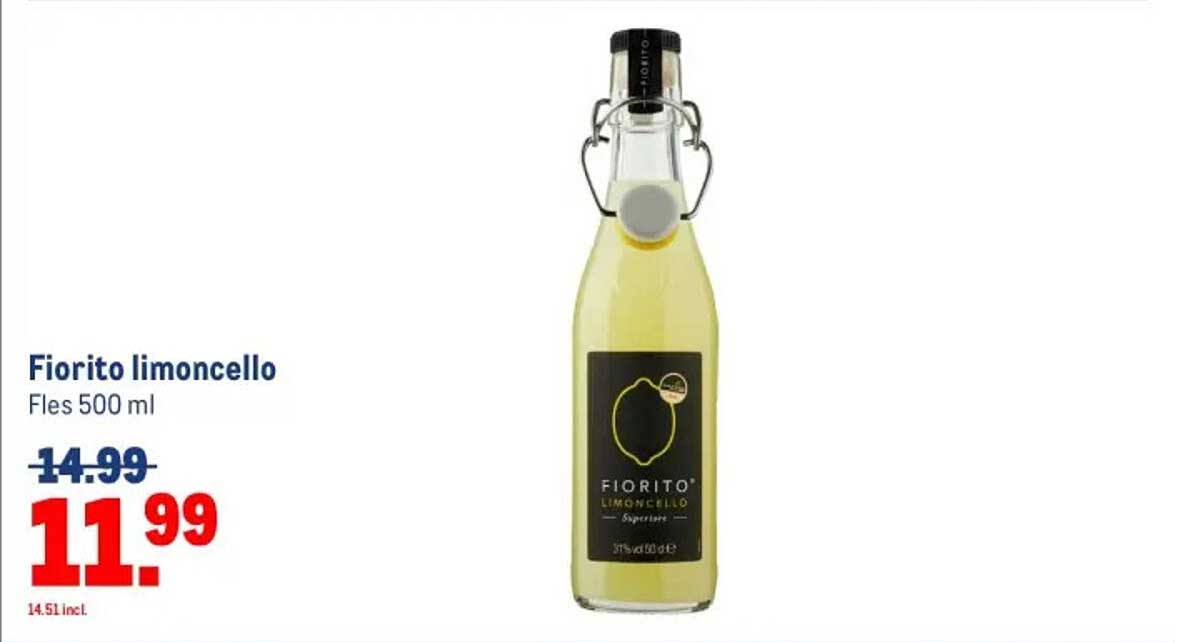 Fiorito limoncello Fles 500 ml