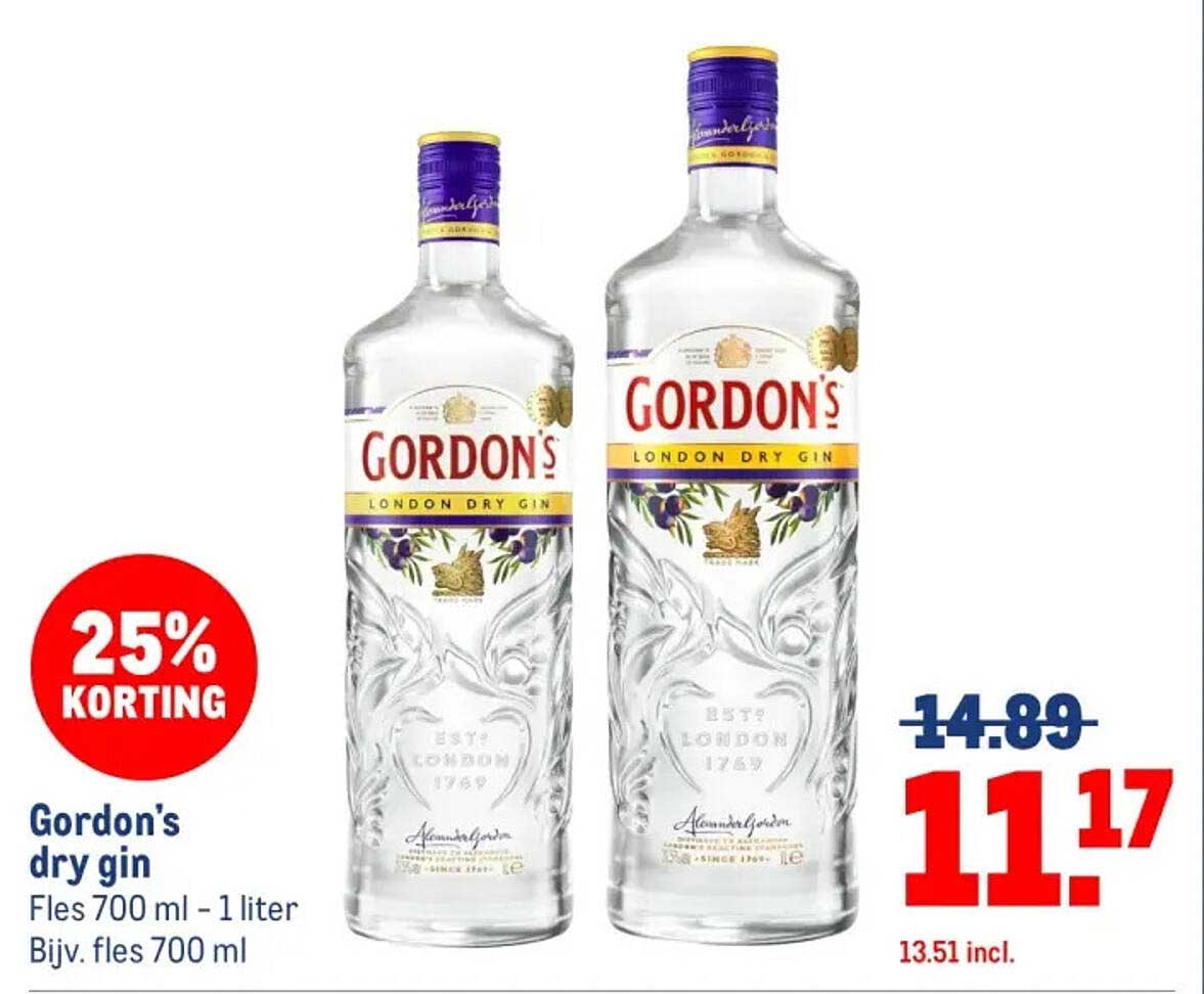 Gordon's dry gin