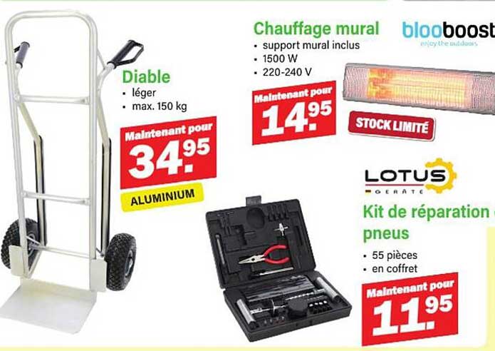 Kit de réparation pneus