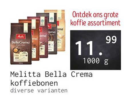 Melitta Bella Crema koffiebonen