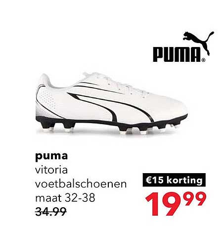 puma vitoria voetbalschoenen maat 32-38