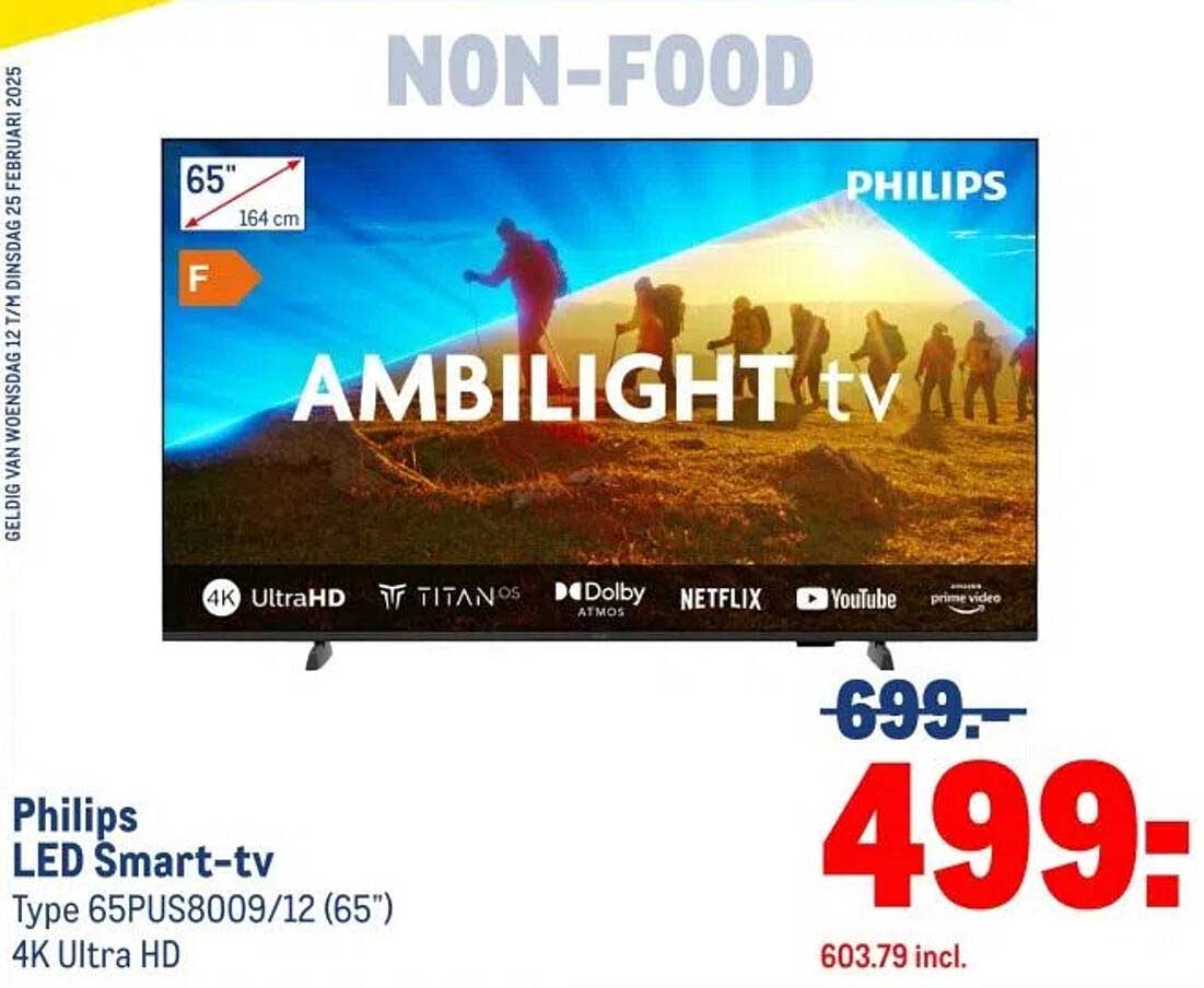 Philips Led Smart-Tv aanbieding bij Makro