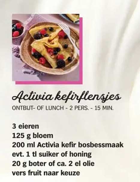 Activia kefirflensjes