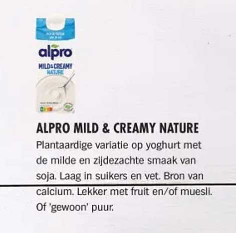 ALPRO MILD & CREAMY NATURE