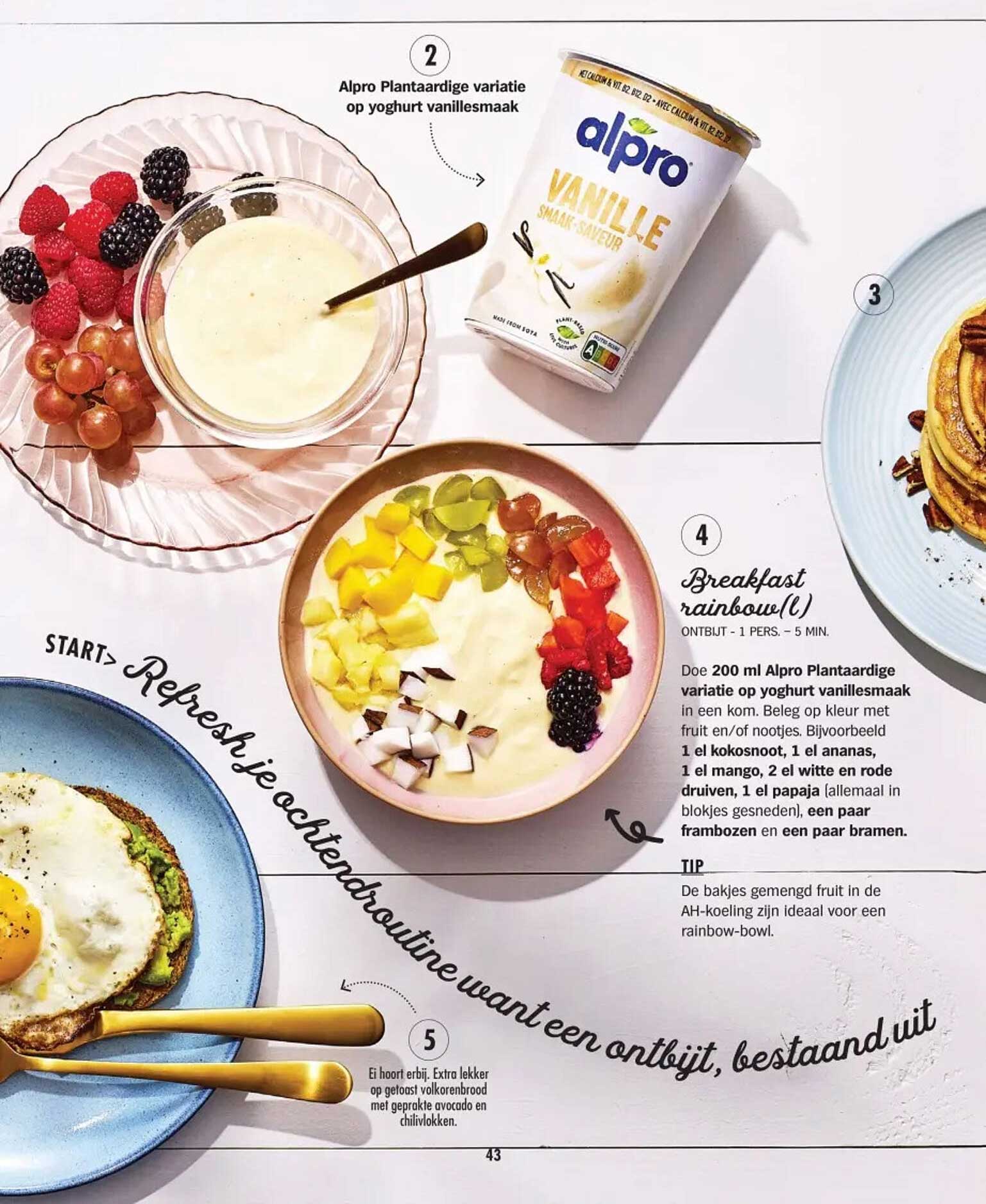 Alpro Plantaardige variatie op yoghurt vanillesmaak