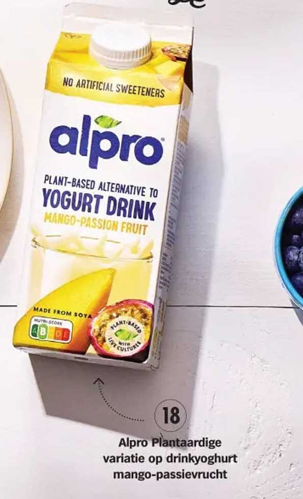 Alpro Planten aardige variatie op drinkyoghurt mango-passievrucht