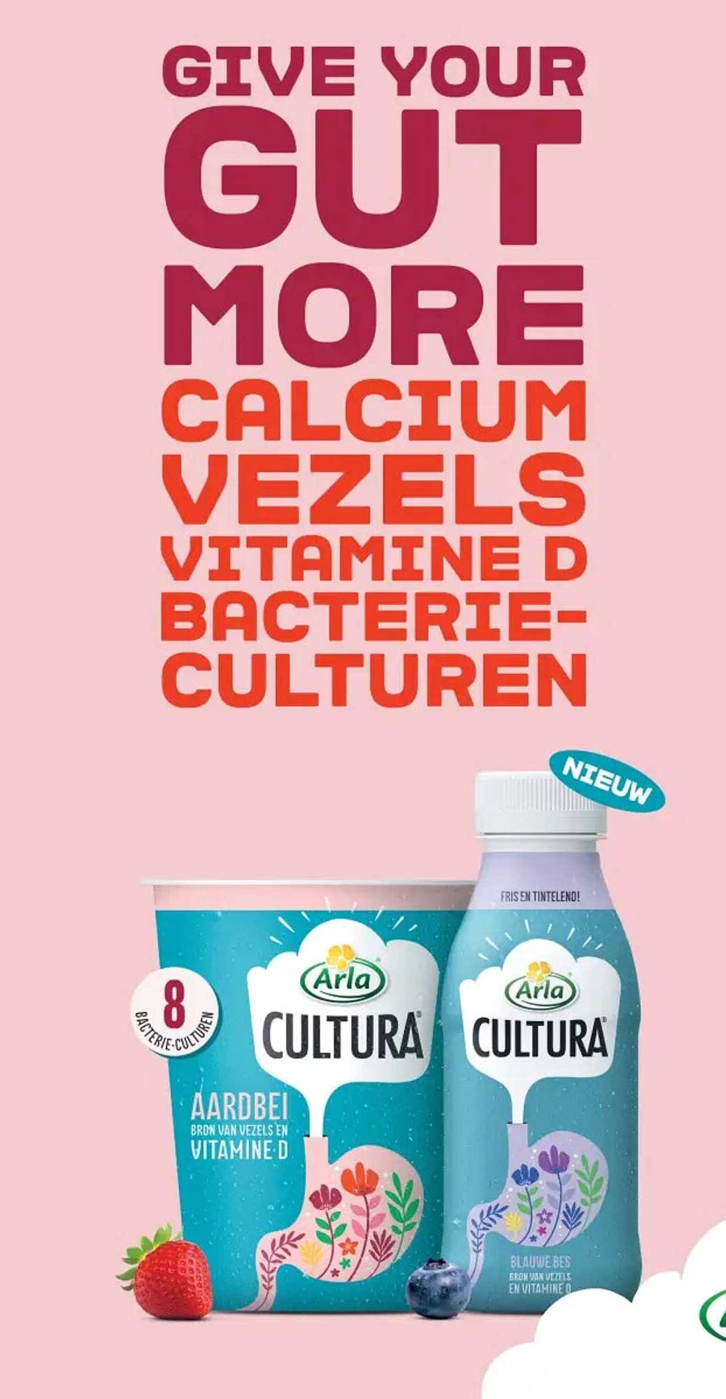 Arla Cultura Aardbei en Blauwe Bes