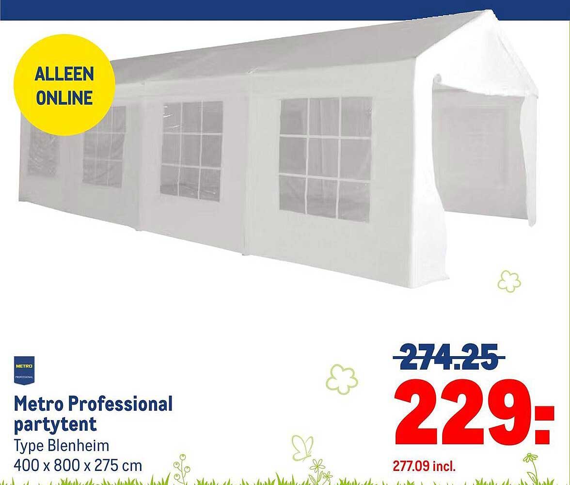 Metro Professional partytent Type Blenheim