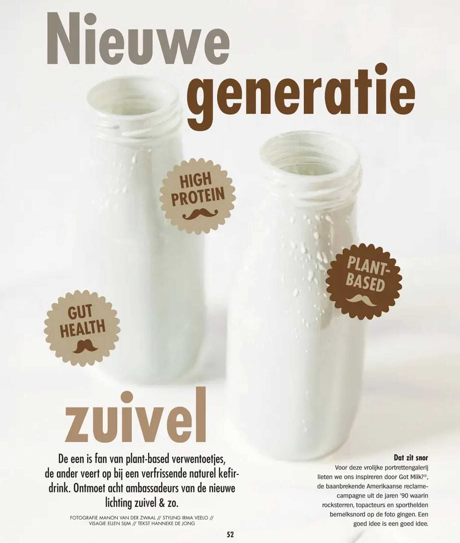 Nieuwe generatie zuivel