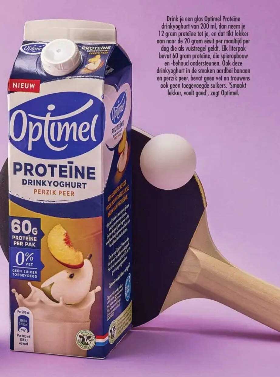 Optimeel Proteïne Drinkyoghurt Perzik Peer