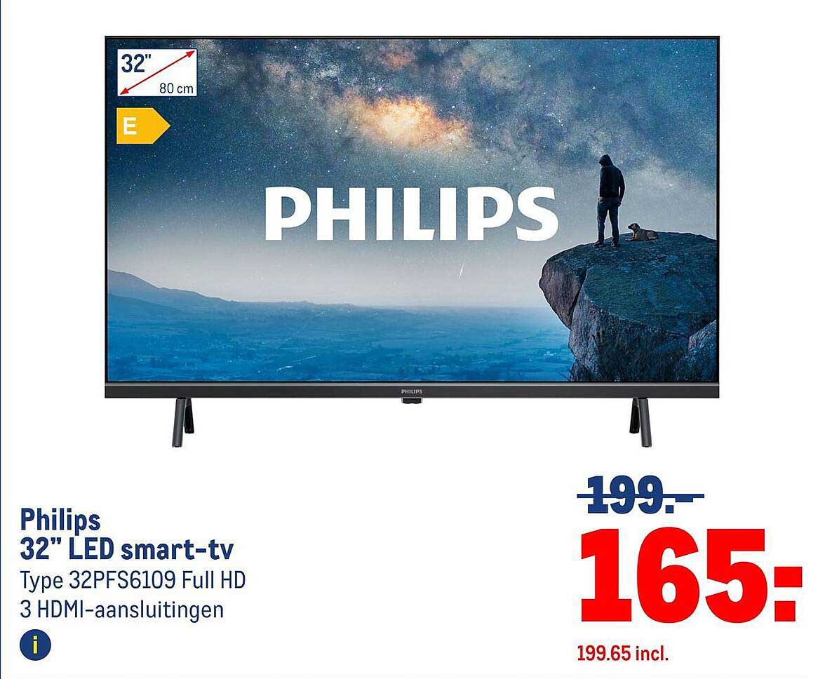 Philips 32" LED smart-tv