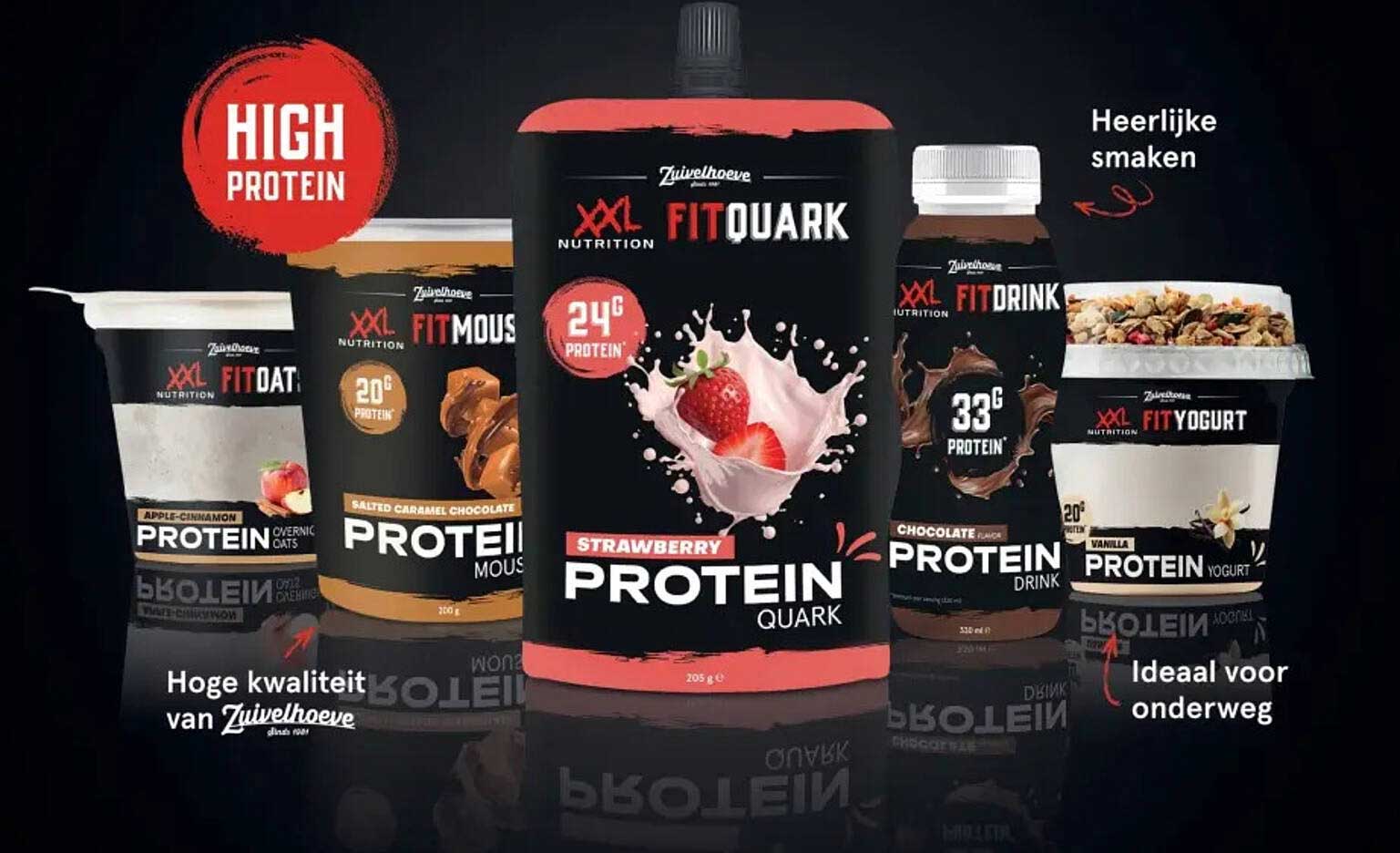 XXL NUTRITION FITQUARK STRAWBERRY PROTEIN