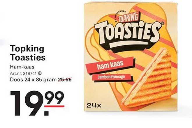 Topking Toasties Ham-kaas