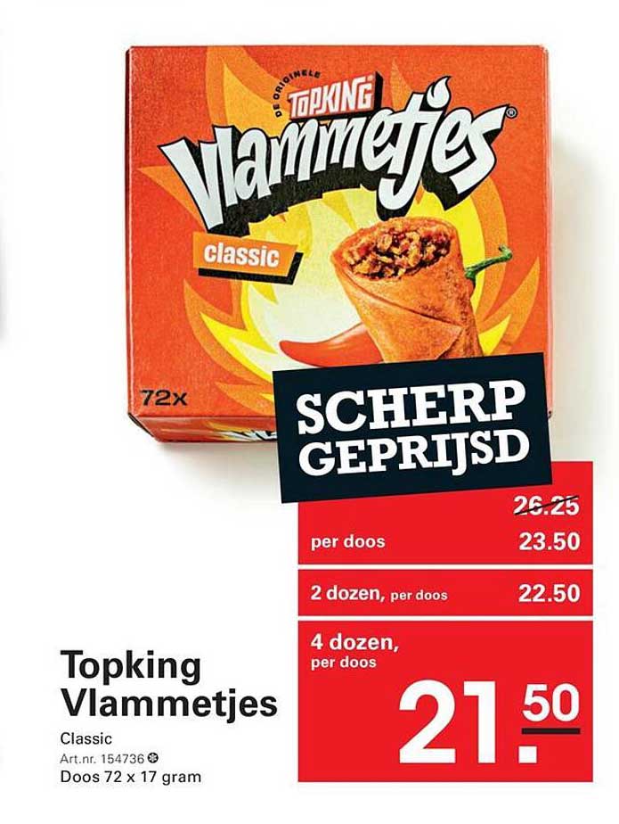 Topking Vlammetjes Classic