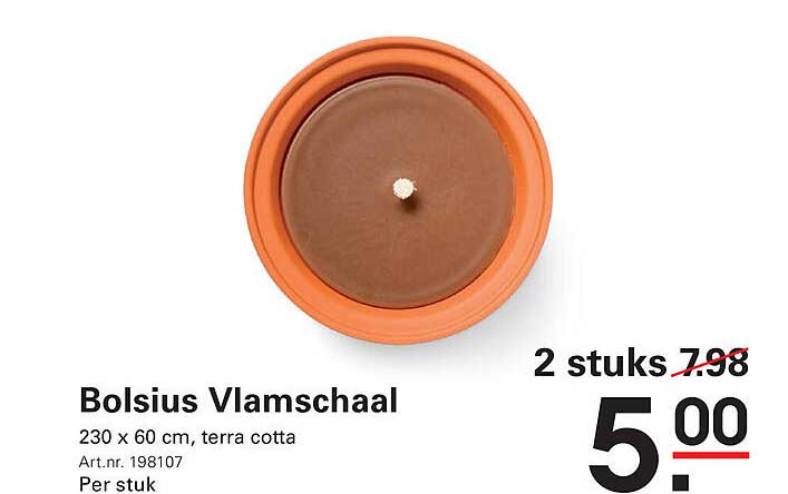 Bolsius Vlamsschotel