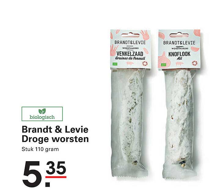 Brandt & Levie Droge worsten