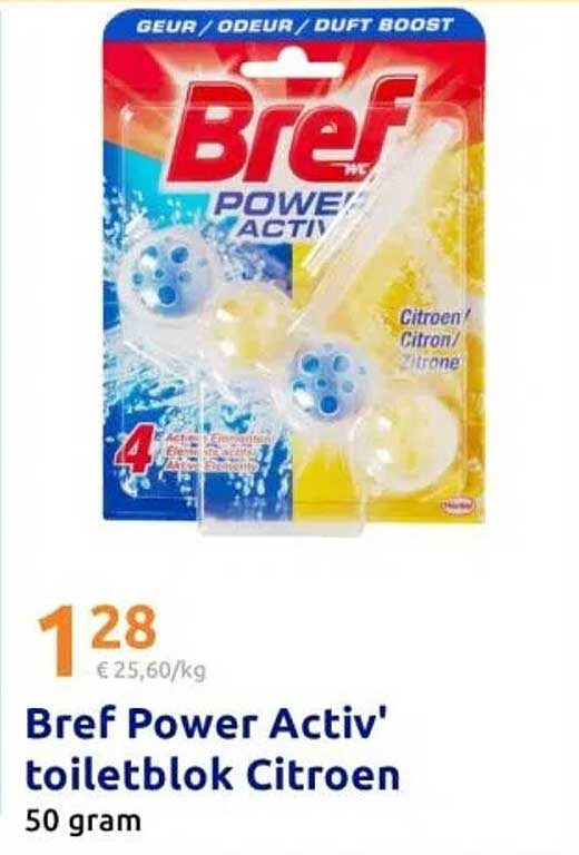 Bref Power Activ' toiletblok Citroen