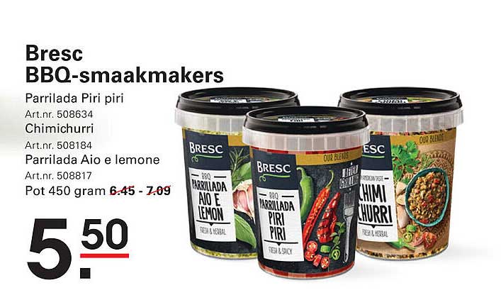 Bresc BBQ-smaakmakers