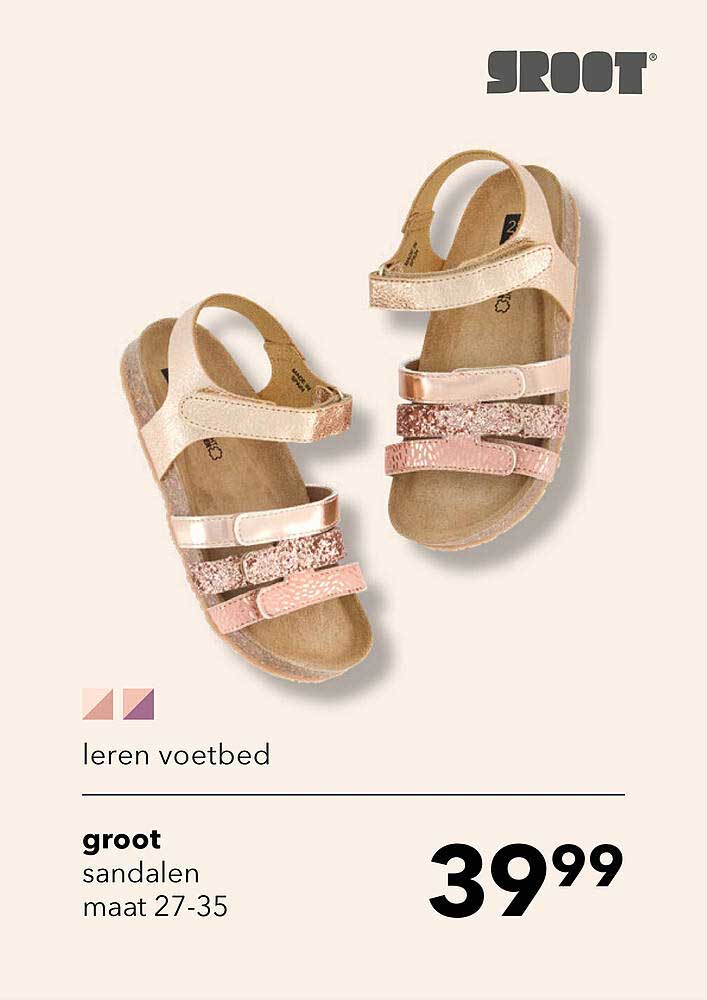 groot sandalen maat 27-35