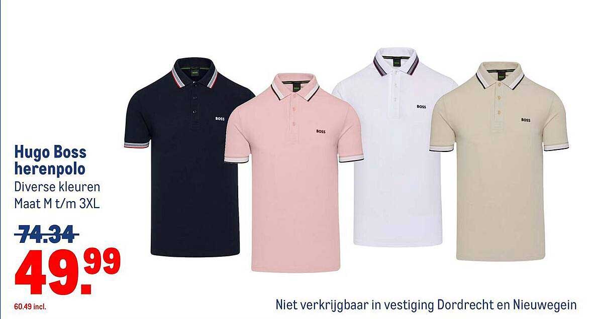 Hugo Boss herenpolo