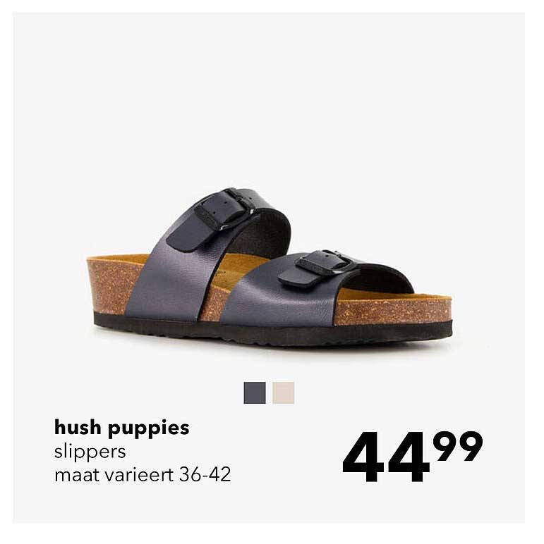 hush puppies slippers maat varieert 36-42