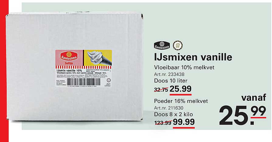 IJsmixen vanille 10%