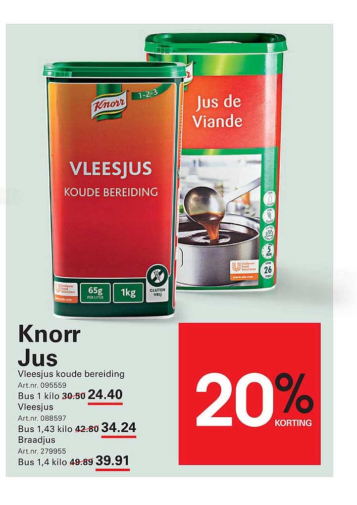 Knorr Jus Vleesjus Koude Bereiding
