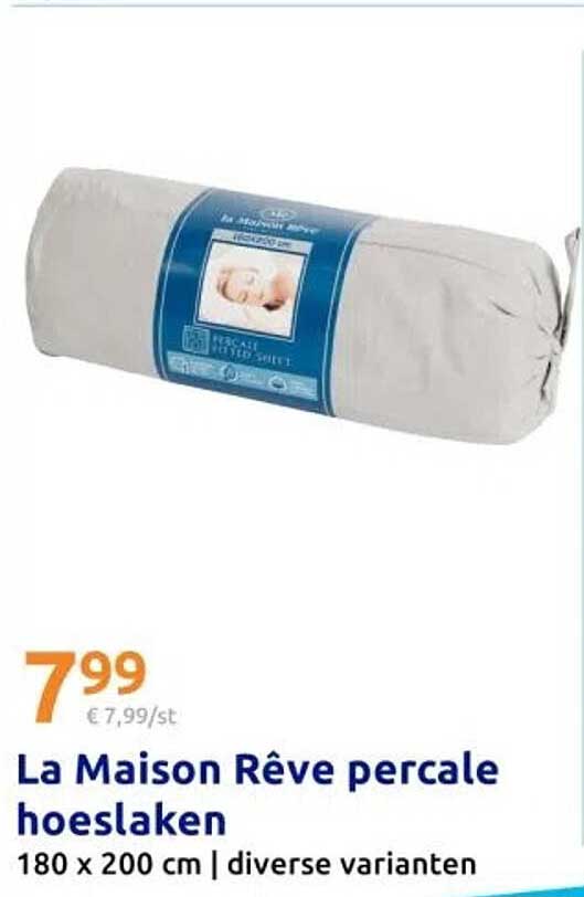 La Maison Rêve percale hoeslaken