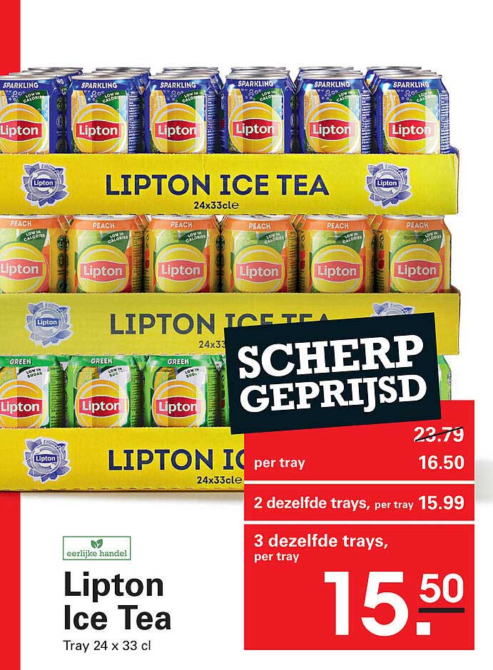 Lipton Ice Tea Tray 24 x 33 cl