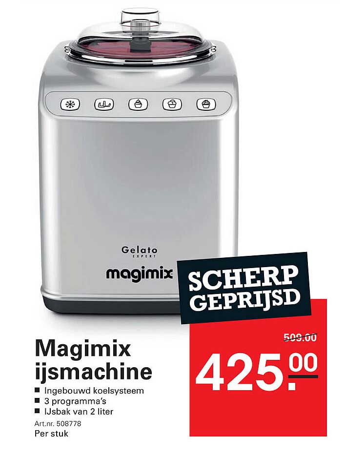 Magimix ijsmachine
